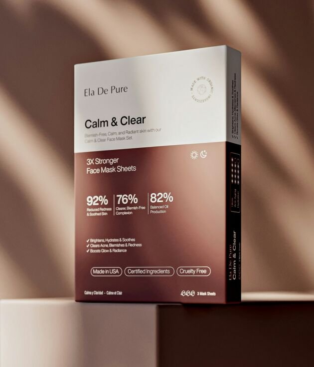 Calm & Clear face mask sheet set