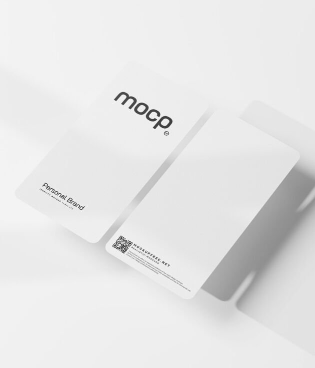 Minimalist personal brand business cards