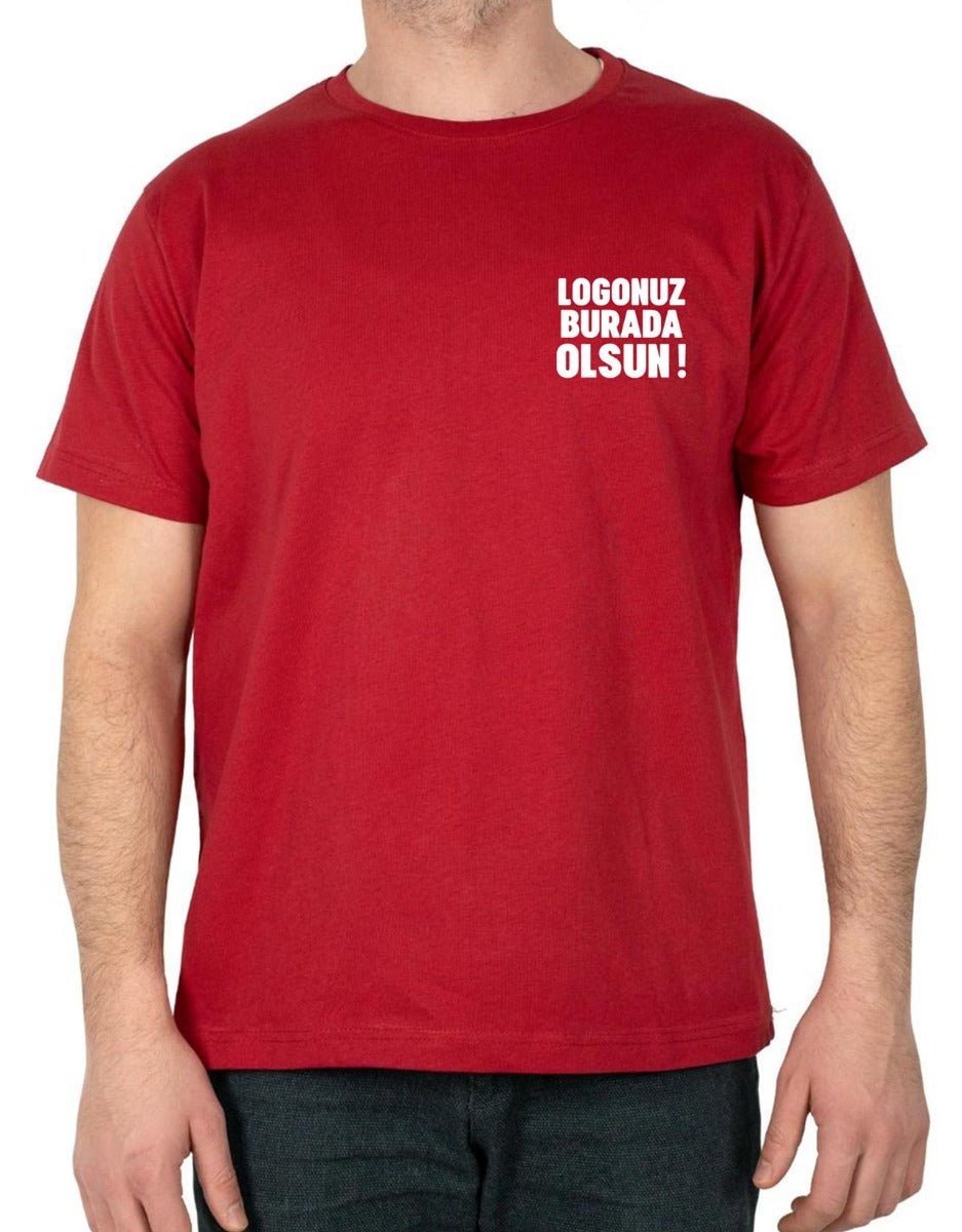 Premium Tişört Bordo (Özelleştirilebilir) - istecanta.com