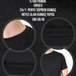 Premium Tişört Siyah (Özelleştirilebilir) - istecanta.com