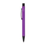 Metal Ballpoint Pen with Rubber Body-1020 - istecanta.com