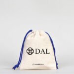 Canvas Bag 10x13 cm - Colored String - Sky Blue (Customizable) - istecanta.com