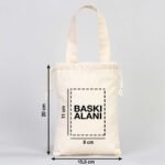 Canvas Bag (15.5 x 20 cm) Single Handle Short Strap (Customizable) - istecanta.com