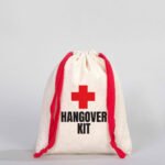 Canvas Bag 15.5x20 cm - Colored String - Red (Customizable) - istecanta.com