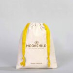 Canvas Bag 15.5x20 cm - Colored String - Yellow (Customizable) - istecanta.com