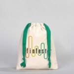 Canvas Bag 15.5x20 cm - Colored String - Green (Customizable) - istecanta.com