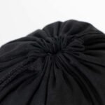 Black Cotton Bag 20x30 cm (Customizable) - istecanta.com
