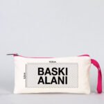 Fabric Pencil Case with Colored Zipper Fuchsia - Customizable - istecanta.com