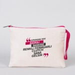 Clutch 21x15 cm Fuchsia Zipper (Customizable) - istecanta.com