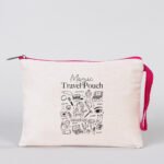 Clutch 21x15 cm Fuchsia Zipper (Customizable) - istecanta.com