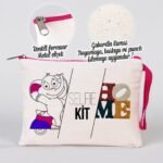 Clutch 21x15 cm Fuchsia Zipper (Customizable) - istecanta.com