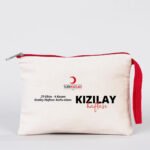 Clutch 21x15 cm Red Zipper (Customizable) - istecanta.com