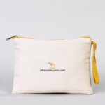 Clutch 21x15 cm Yellow Zipper (Customizable) - istecanta.com