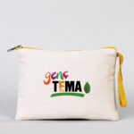 Clutch 21x15 cm Yellow Zipper (Customizable) - istecanta.com