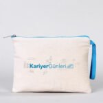 Clutch 21x15 cm Turquoise Zipper (Customizable) - istecanta.com
