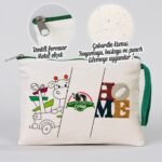 Clutch 21x15 cm Green Zipper (Customizable) - istecanta.com