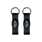Metal Artificial Leather Keychain - Double-Sided-2403 - istecanta.com