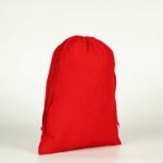 Red Cloth Bag 25x35cm (Customizable) - istecanta.com