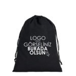 Black Canvas Tote Bag 30x40 cm (Customizable) - istecanta.com