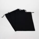 Black Canvas Tote Bag 30x40 cm (Customizable) - istecanta.com