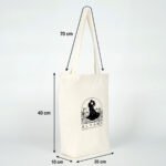 Canvas Tote Bag 35x40x10 cm (Customizable) - istecanta.com