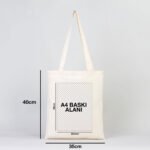 Canvas Tote Bag 35x40 cm (Customizable) - istecanta.com