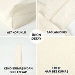 Canvas Tote Bag 35x40x10 cm (Customizable) - istecanta.com