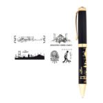 Embossed Metal Ballpoint Pen-685-T - istecanta.com