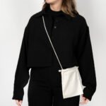 Rope Handled Fabric Pouch - Crossbody - Passport Holder - Military - Hajj Umrah Pouch 15x20 cm (Customizable) - istecanta.com