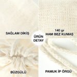 Rope Handled Fabric Pouch - Crossbody - Passport Holder - Military - Hajj Umrah Pouch 15x20 cm (Customizable) - istecanta.com