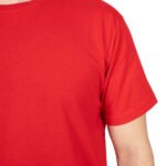 Basic T-shirt Kırmızı - Baskılı - istecanta.com