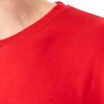 Basic T-shirt Kırmızı - Baskılı - istecanta.com