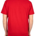 Basic T-shirt Kırmızı - Baskılı - istecanta.com
