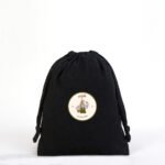 Black Cloth Bag 15.5 x 20 cm (Customizable) - istecanta.com