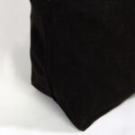 Raw Canvas Shopping - Market Bag Black 48x41x10 cm (Customizable) - istecanta.com