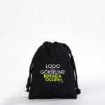 Black Cloth Bag 10x13 cm (Customizable)