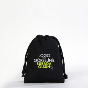 Black Cloth Bag 10x13 cm (Customizable)