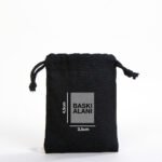 Black Cloth Bag 10x13 cm (Customizable) - istecanta.com