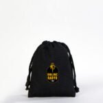 Black Cloth Bag 10x13 cm (Customizable) - istecanta.com