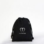 Black Cloth Bag 10x13 cm (Customizable) - istecanta.com