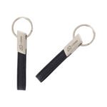 Metal Artificial Leather Keychain - Double-Sided-2411 - istecanta.com