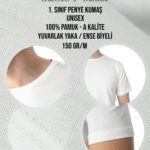 Basic T-shirt Beyaz - Baskılı (Özelleştirilebilir) - istecanta.com