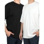 Oversize Bisiklet Yaka Tişört Beyaz (Özelleştirilebilir) - istecanta.com
