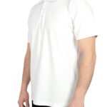 Polo Yaka Beyaz Tişört - Dijital Baskılı - istecanta.com