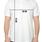 Polo Yaka Beyaz Tişört - Dijital Baskılı - istecanta.com