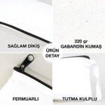 White Pen Holder 21x10 cm (Customizable) - istecanta.com