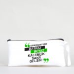 White Pen Holder 21x10 cm (Customizable)