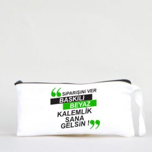 White Pen Holder 21x10 cm (Customizable)
