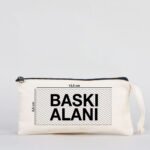 Printed Fabric Pen Holder & Makeup Bag 21x10 cm (Customizable) - istecanta.com