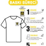 Basic T-shirt Kırmızı - Baskılı - istecanta.com